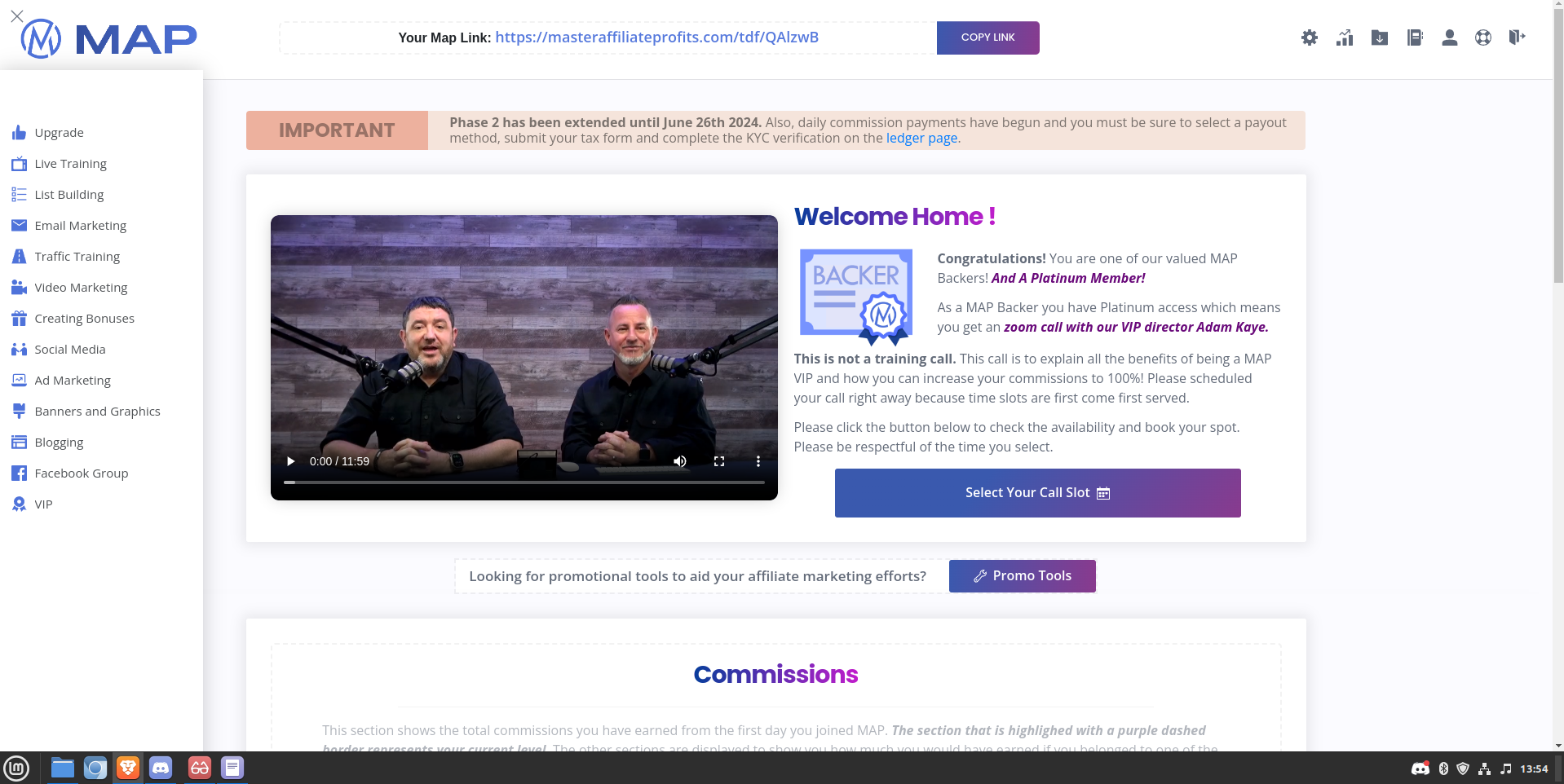 back office master affiliate profits